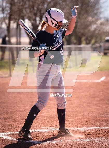 Thumbnail 3 in Carlin vs Virginia City (NIAA Class 1A Northern Softball Playoff Game 1) photogallery.