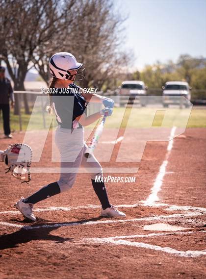 Thumbnail 2 in Carlin vs Virginia City (NIAA Class 1A Northern Softball Playoff Game 1) photogallery.
