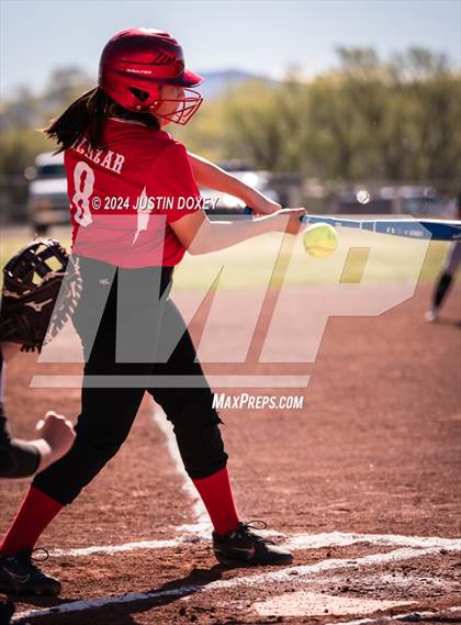 Thumbnail 2 in Carlin vs Virginia City (NIAA Class 1A Northern Softball Playoff Game 1) photogallery.