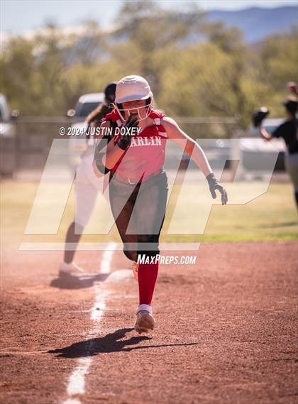 Thumbnail 1 in Carlin vs Virginia City (NIAA Class 1A Northern Softball Playoff Game 1) photogallery.