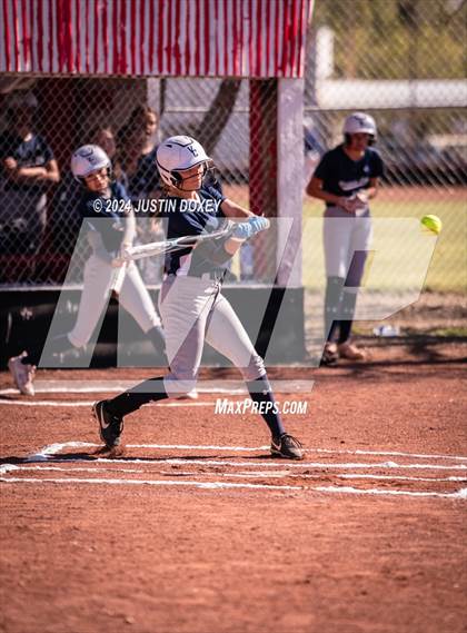 Thumbnail 1 in Carlin vs Virginia City (NIAA Class 1A Northern Softball Playoff Game 1) photogallery.