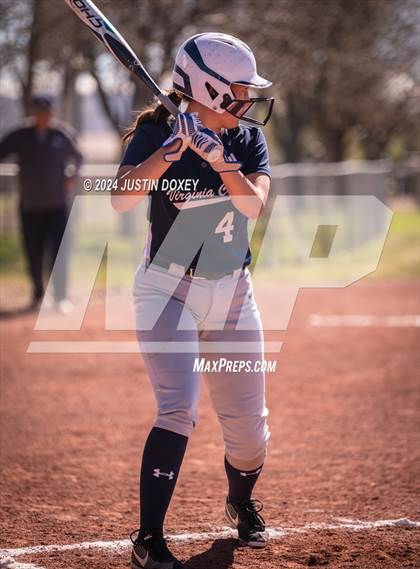 Thumbnail 3 in Carlin vs Virginia City (NIAA Class 1A Northern Softball Playoff Game 1) photogallery.