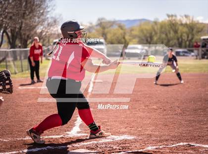 Thumbnail 2 in Carlin vs Virginia City (NIAA Class 1A Northern Softball Playoff Game 1) photogallery.
