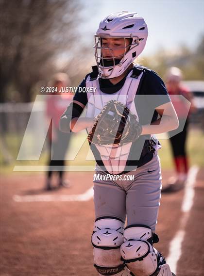 Thumbnail 1 in Carlin vs Virginia City (NIAA Class 1A Northern Softball Playoff Game 1) photogallery.