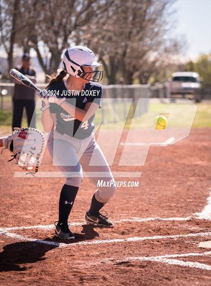 Thumbnail 1 in Carlin vs Virginia City (NIAA Class 1A Northern Softball Playoff Game 1) photogallery.