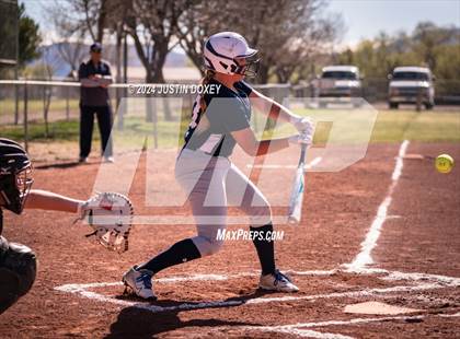 Thumbnail 2 in Carlin vs Virginia City (NIAA Class 1A Northern Softball Playoff Game 1) photogallery.