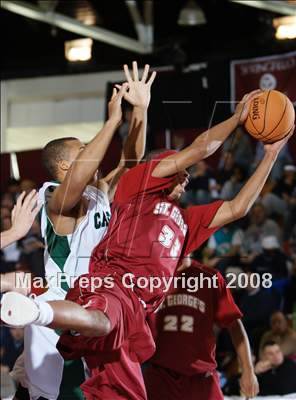 Thumbnail 2 in St. George's vs Benedictine (Spalding Hoophall Classic) photogallery.