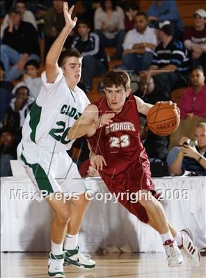 Thumbnail 1 in St. George's vs Benedictine (Spalding Hoophall Classic) photogallery.
