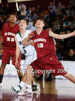 Thumbnail 2 in St. George's vs Benedictine (Spalding Hoophall Classic) photogallery.
