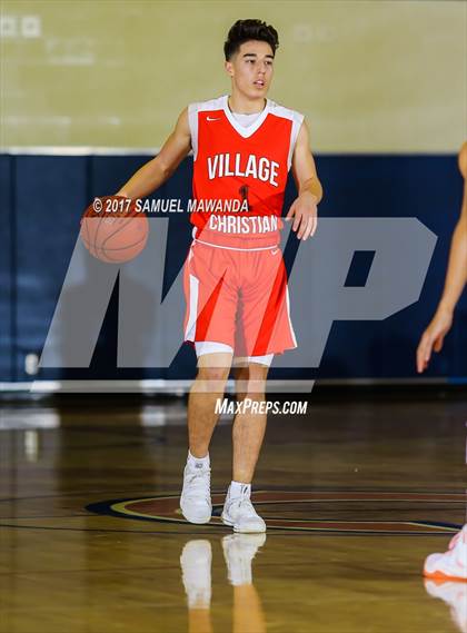 Thumbnail 1 in Chaminade vs Village Christian (West Valley Tip-Off) photogallery.