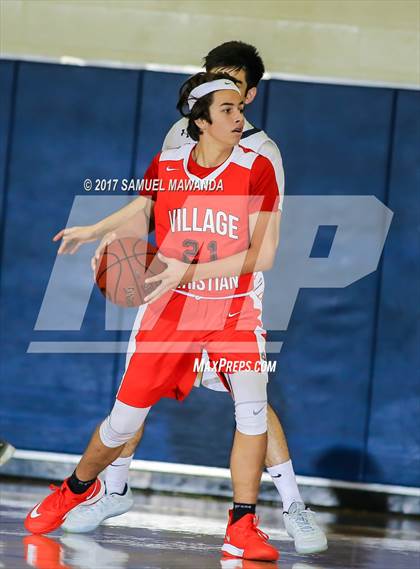 Thumbnail 2 in Chaminade vs Village Christian (West Valley Tip-Off) photogallery.