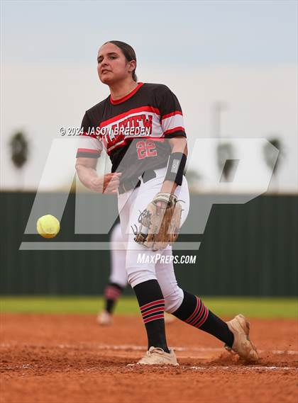 Thumbnail 3 in Hanna vs Palmview (La Joya ISD Tournament) photogallery.
