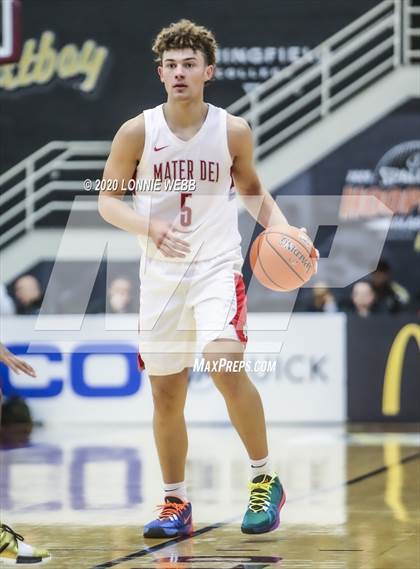 Thumbnail 2 in Mater Dei vs. Bishop O'Connell (Spalding Hoophall Classic) photogallery.