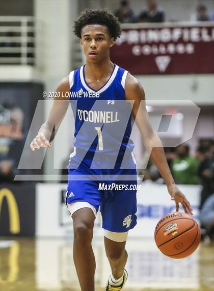 Thumbnail 2 in Mater Dei vs. Bishop O'Connell (Spalding Hoophall Classic) photogallery.