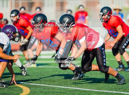 Thumbnail 1 in Clayton Valley Charter vs Amador Valley (Pittsburg Jamboree) photogallery.