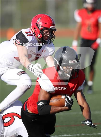 Thumbnail 2 in St. Helena @ Salesian College Preparatory (CIF NCS D5 Quarterfinal) photogallery.