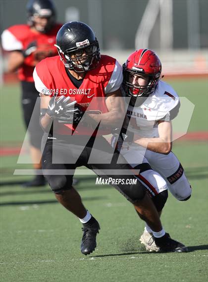Thumbnail 3 in St. Helena @ Salesian College Preparatory (CIF NCS D5 Quarterfinal) photogallery.