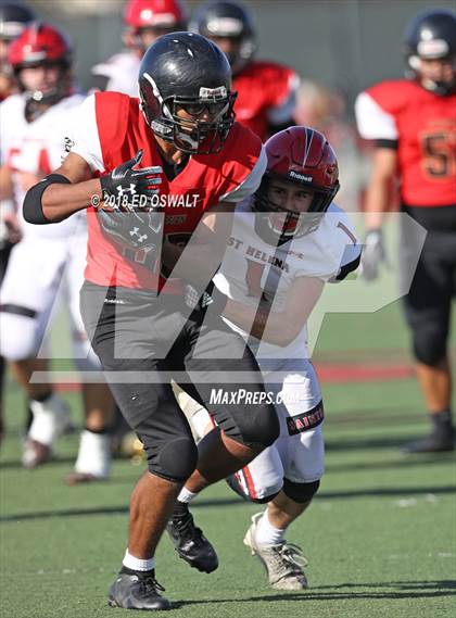Thumbnail 1 in St. Helena @ Salesian College Preparatory (CIF NCS D5 Quarterfinal) photogallery.