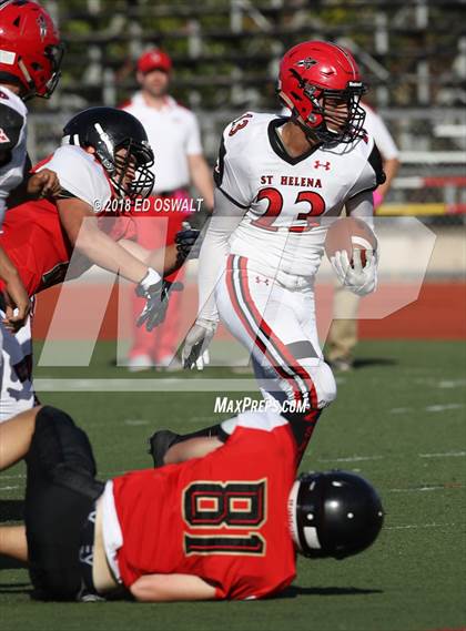 Thumbnail 3 in St. Helena @ Salesian College Preparatory (CIF NCS D5 Quarterfinal) photogallery.
