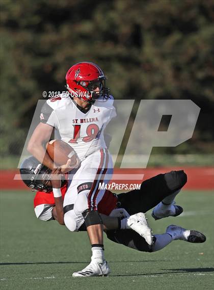 Thumbnail 3 in St. Helena @ Salesian College Preparatory (CIF NCS D5 Quarterfinal) photogallery.