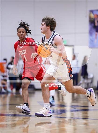 Thumbnail 3 in Denver East vs Legend (Mullen Varsity Tournament) photogallery.