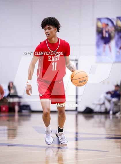 Thumbnail 3 in Denver East vs Legend (Mullen Varsity Tournament) photogallery.