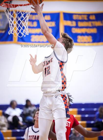 Thumbnail 1 in Denver East vs Legend (Mullen Varsity Tournament) photogallery.