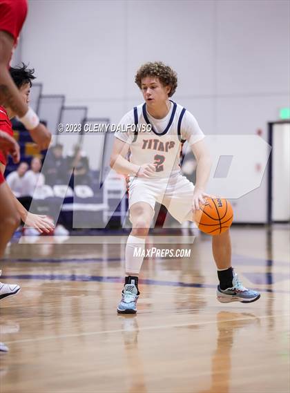 Thumbnail 1 in Denver East vs Legend (Mullen Varsity Tournament) photogallery.