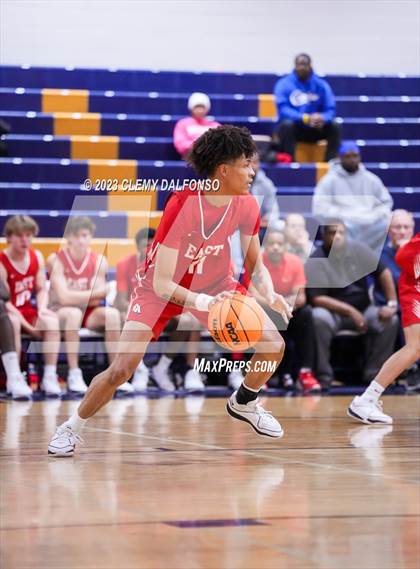 Thumbnail 3 in Denver East vs Legend (Mullen Varsity Tournament) photogallery.