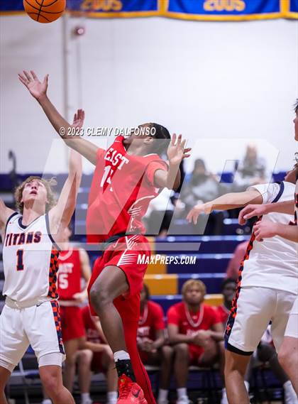 Thumbnail 1 in Denver East vs Legend (Mullen Varsity Tournament) photogallery.