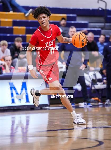 Thumbnail 2 in Denver East vs Legend (Mullen Varsity Tournament) photogallery.