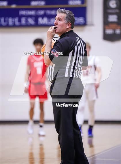 Thumbnail 3 in Denver East vs Legend (Mullen Varsity Tournament) photogallery.