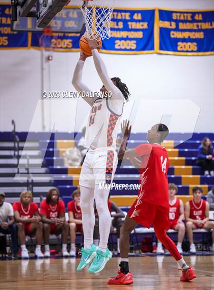 Thumbnail 3 in Denver East vs Legend (Mullen Varsity Tournament) photogallery.