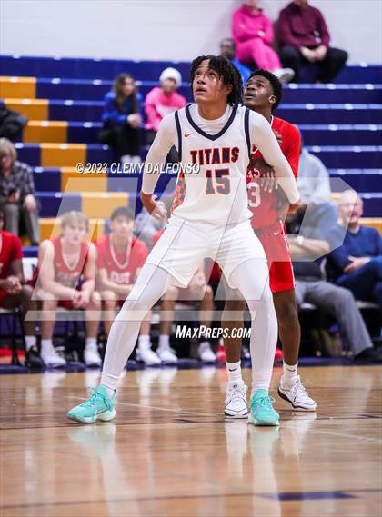 Thumbnail 3 in Denver East vs Legend (Mullen Varsity Tournament) photogallery.