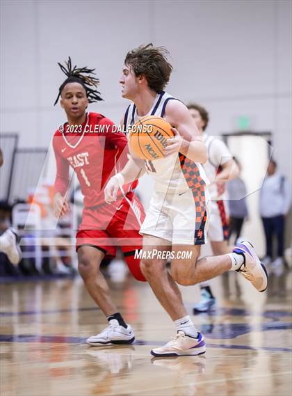Thumbnail 1 in Denver East vs Legend (Mullen Varsity Tournament) photogallery.