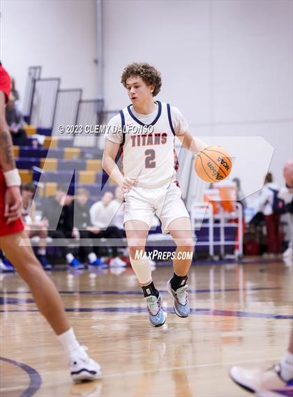 Thumbnail 1 in Denver East vs Legend (Mullen Varsity Tournament) photogallery.