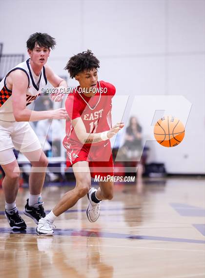 Thumbnail 3 in Denver East vs Legend (Mullen Varsity Tournament) photogallery.