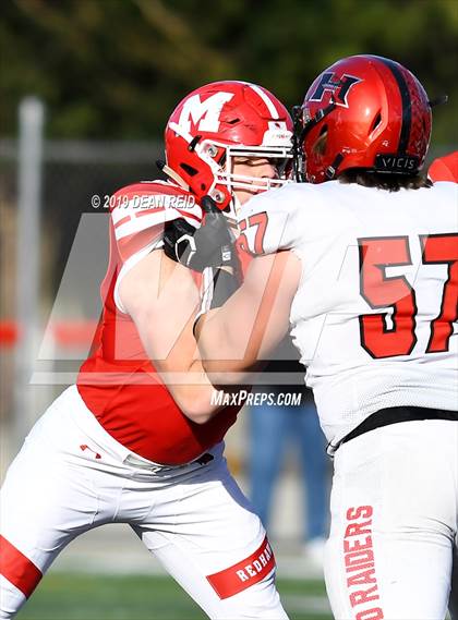 Thumbnail 2 in Huntley vs Marist (IHSA Class 8A 2nd Round Playoff) photogallery.