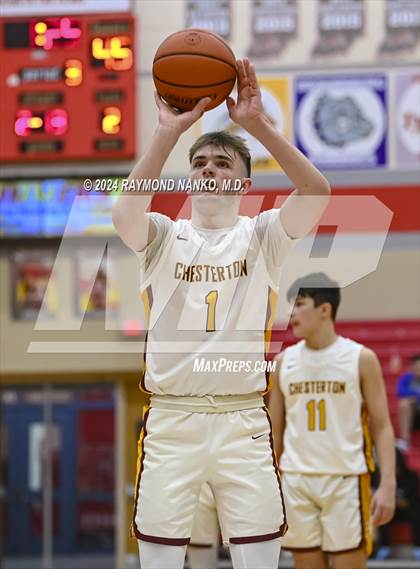 Thumbnail 2 in Chesterton vs Lawrence Central (Fishers Holiday Classic) photogallery.