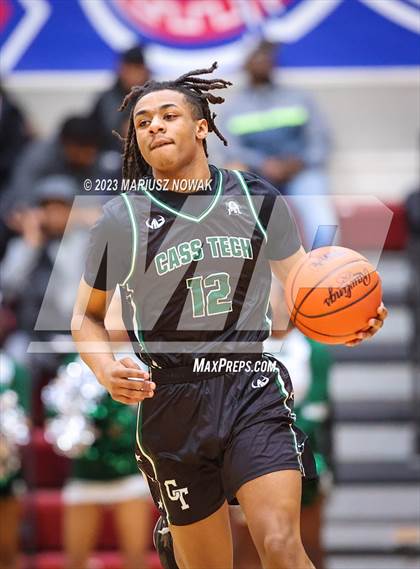 Thumbnail 3 in Huron vs Cass Tech (MHSAA D1 Quarter Final) photogallery.