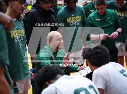 Thumbnail 2 in Huron vs Cass Tech (MHSAA D1 Quarter Final) photogallery.