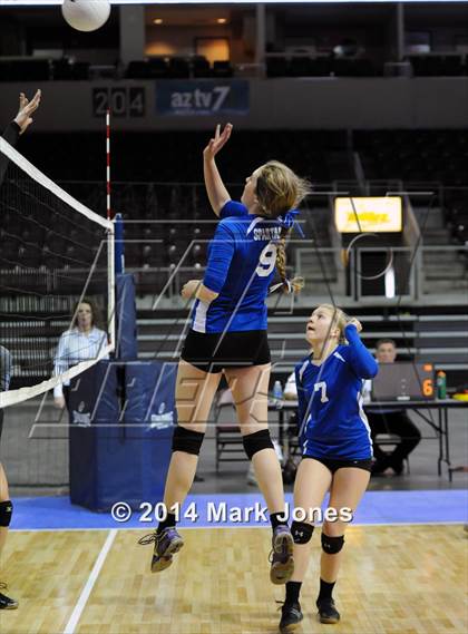 Thumbnail 2 in Red Rock vs. Northland Prep Academy (AIA D4 Playoff) photogallery.