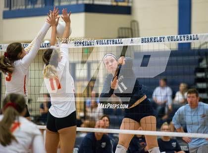 Thumbnail 2 in Clearwater Central Catholic vs Bishop McLaughlin Catholic (Berkely Premier Tournament) photogallery.