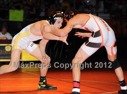 Thumbnail 3 in KSHSAA 4A State Wrestling Championships  photogallery.