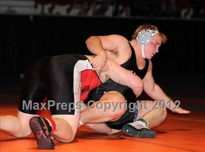 Thumbnail 1 in KSHSAA 4A State Wrestling Championships  photogallery.