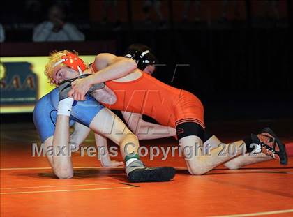 Thumbnail 1 in KSHSAA 4A State Wrestling Championships  photogallery.