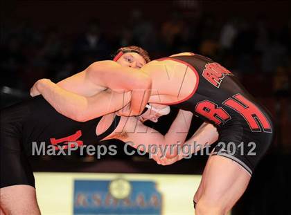 Thumbnail 2 in KSHSAA 4A State Wrestling Championships  photogallery.