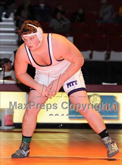 Thumbnail 2 in KSHSAA 4A State Wrestling Championships  photogallery.