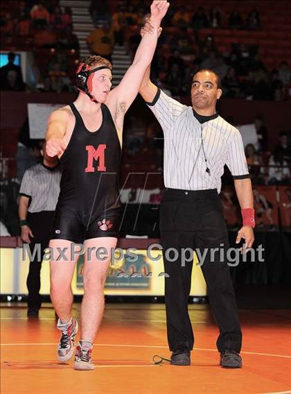 Thumbnail 1 in KSHSAA 4A State Wrestling Championships  photogallery.