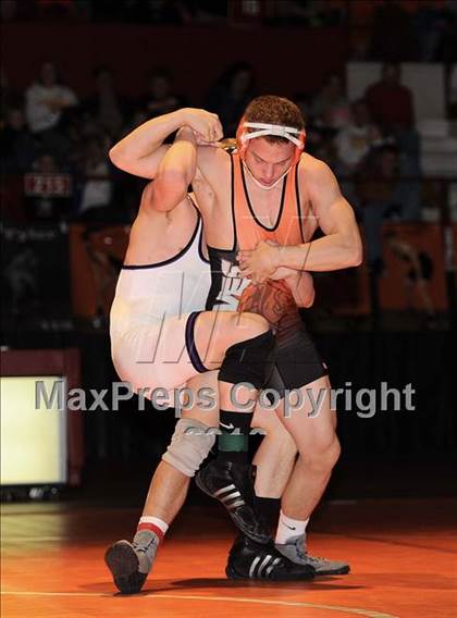 Thumbnail 2 in KSHSAA 4A State Wrestling Championships  photogallery.
